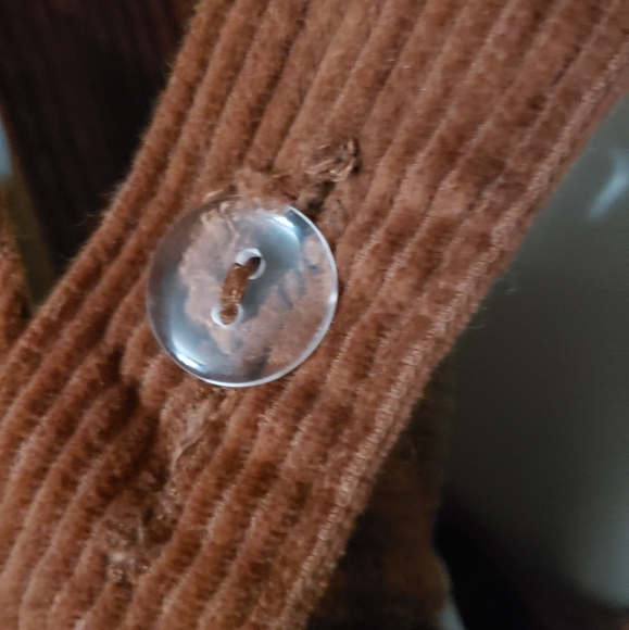 Mini Corduroy overall dress - Picture 4 of 4